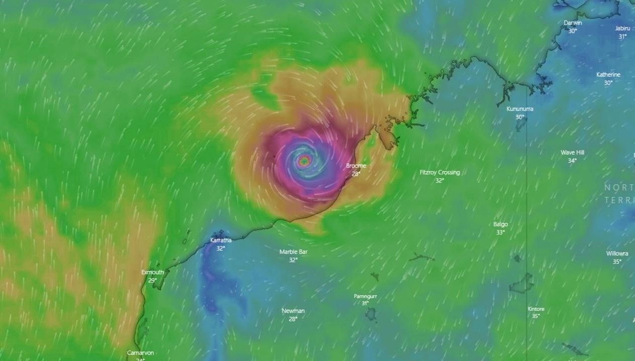 Avustralya’yı saatte 285 km süratle vurması beklenen Ilsa Kasırgası karaya yaklaştı