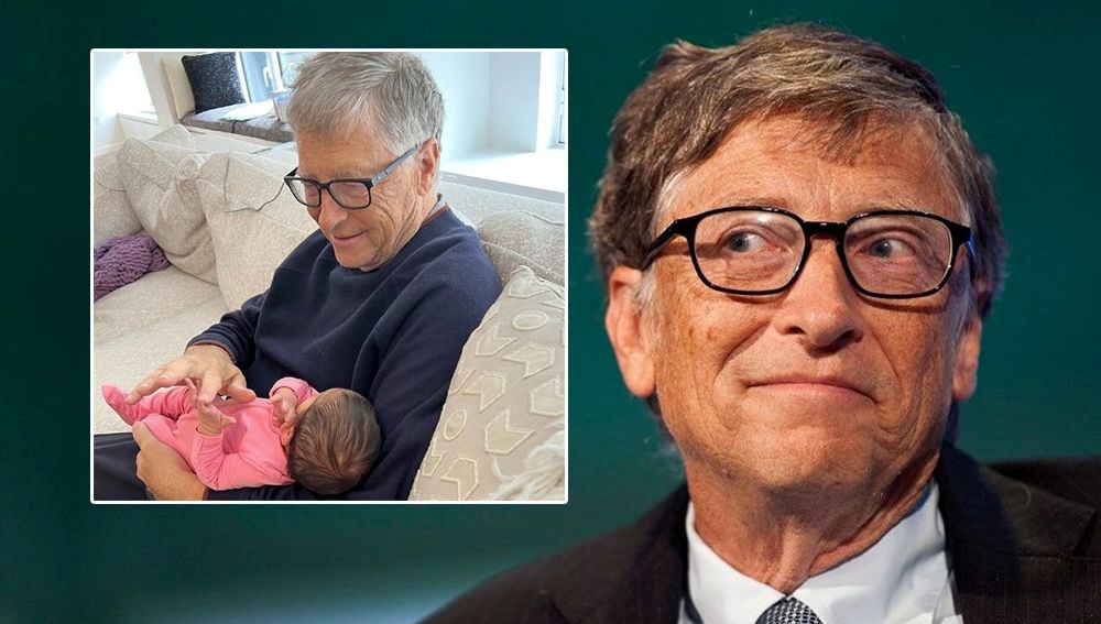 Bill Gates torunuyla birinci karesini paylaştı