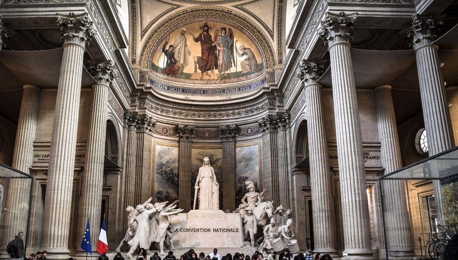 Fransa’da Pantheon’un 35 metrelik üst katı halka açıldı