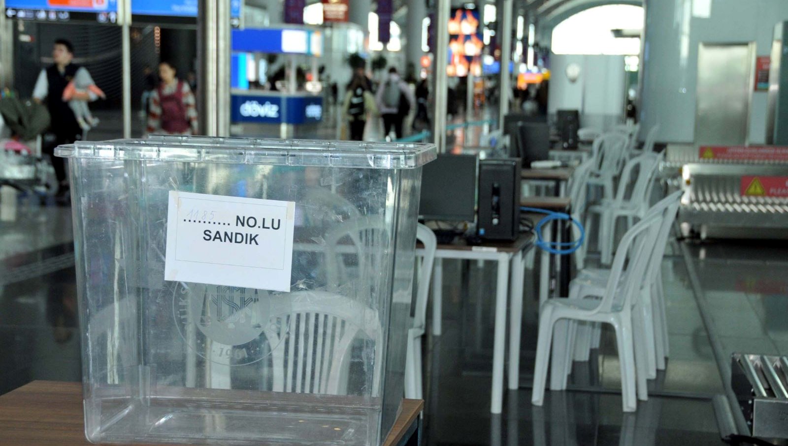 İstanbul Havalimanı’nda seçim sandıkları kuruldu