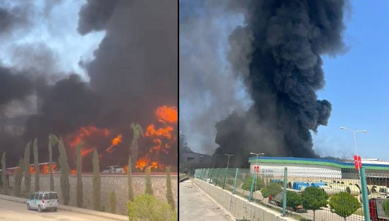 Adana OSB’de fabrika yangını