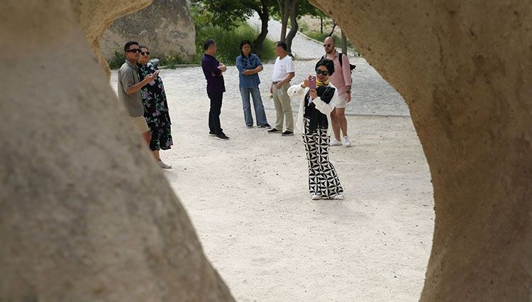 Çinli turistler yine Kapadokya’da