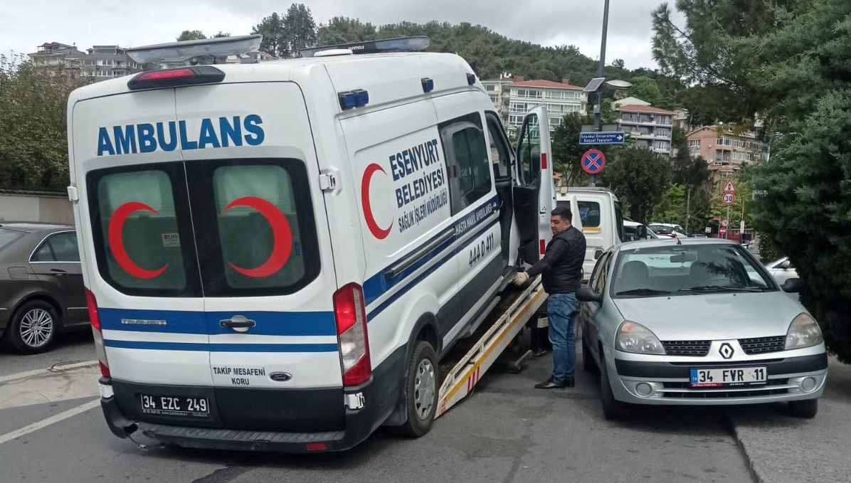 Esenyurt Belediyesi’ne ilişkin ambulans haczedildi