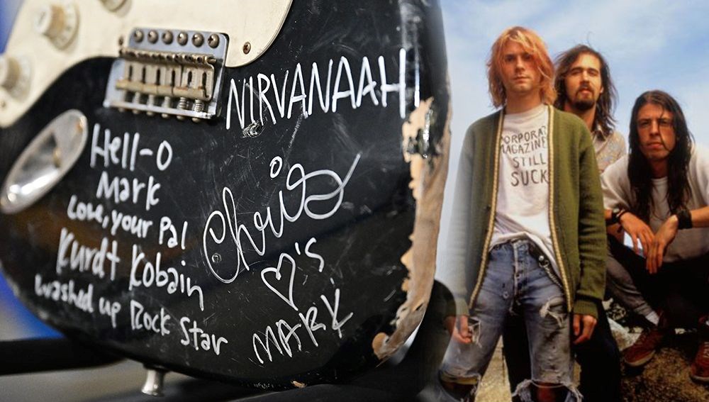 Kurt Cobain’in parçaladığı gitar açık artırmada satıldı