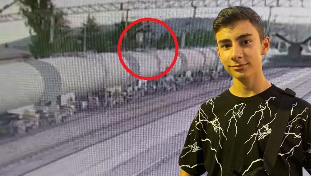 Vagon üzerinde selfie yaparken akıma kapıldı